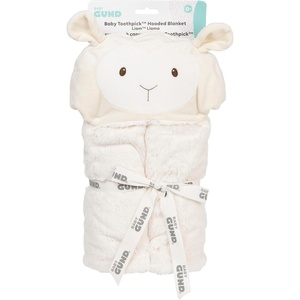 image:imageGUND Baby Lil Luvs Hooded Blanket Emory Fox Ultra Soft Plush Security Blanket for Babies and NewbornsLlama