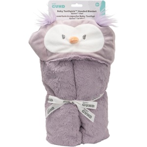 image:imageGUND Baby Lil Luvs Hooded Blanket Emory Fox Ultra Soft Plush Security Blanket for Babies and NewbornsOwl