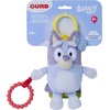 image:imageGUND Bluey Sensory TakeAlong Toy Plush Toy with Teething Rattle and Crinkle Features Includes Flexible Teething Ring amp Crib or Stroller Attachment Loop Made for BabiesNewborns 77