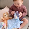 image:imageGUND Bluey Sensory TakeAlong Toy Plush Toy with Teething Rattle and Crinkle Features Includes Flexible Teething Ring amp Crib or Stroller Attachment Loop Made for BabiesNewborns 713