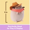 image:imageGUND Pusheen Cowboy Squisheen Plush Squishy Toy Collectible Plush Toy Cowgirl Cat Stuffed Animal for Ages 8 and Up Gray 6Cowgirl Cat