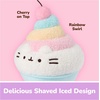 image:imageGUND Pusheen Cowboy Squisheen Plush Squishy Toy Collectible Plush Toy Cowgirl Cat Stuffed Animal for Ages 8 and Up Gray 6Shaved Ice Rainbow