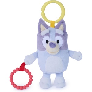 image:imageGUND Bluey Sensory TakeAlong Toy Plush Toy with Teething Rattle and Crinkle Features Includes Flexible Teething Ring amp Crib or Stroller Attachment Loop Made for BabiesNewborns 77