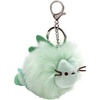 image:imageGUND Pusheen Deluxe Pusheenosaurus Dinosaur Plush Pom Poof Keychain Green 4 4061305