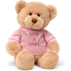 image:imageGUND Its a Boy 12Inch Message Bear with Blue TShirt Ages 0Its a Girl Pink Tshirt